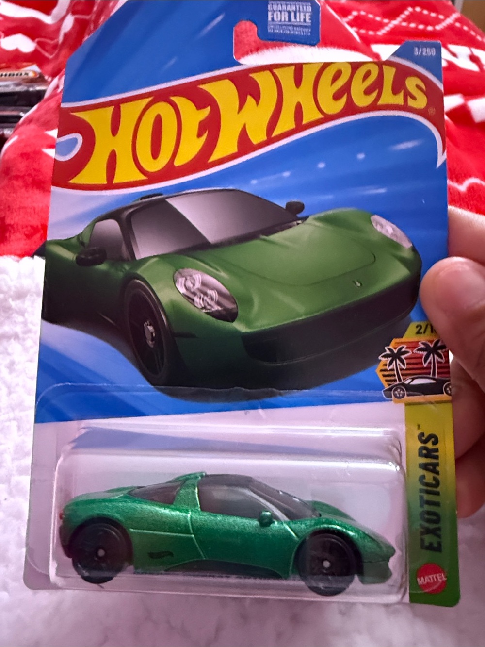 Hot Wheels Green Exotic Sports Car Toy